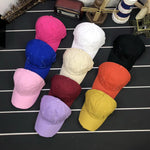 Candy Color Distressed Basic Hats
